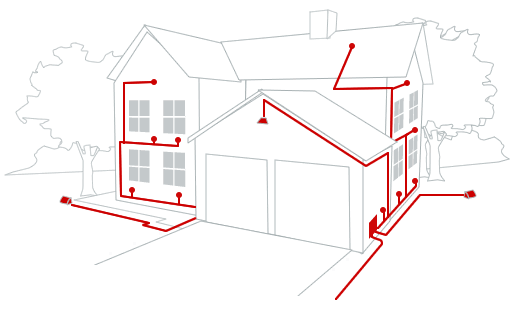 illustration of electrical rewiring in newcastle